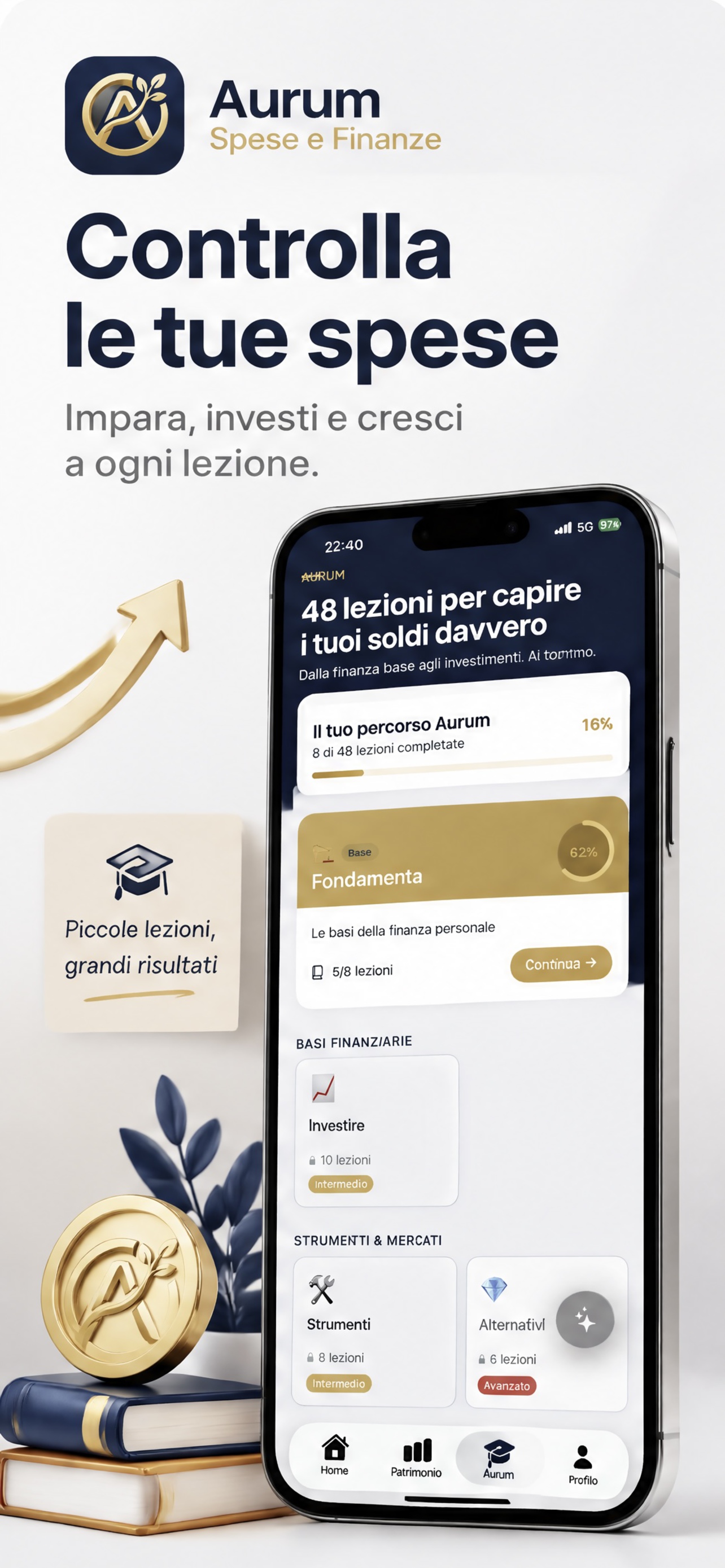 Controlla le tue spese — Accademia Aurum